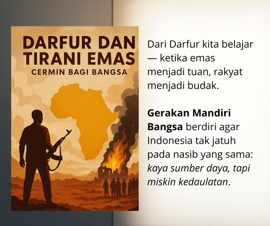 Gerakan Mandiri Bangsa lahir dari keyakinan bahwa perubahan sejati tidak datang dari atas, tapi dari rakyat yang berani menjaga kedaulatan hidupnya