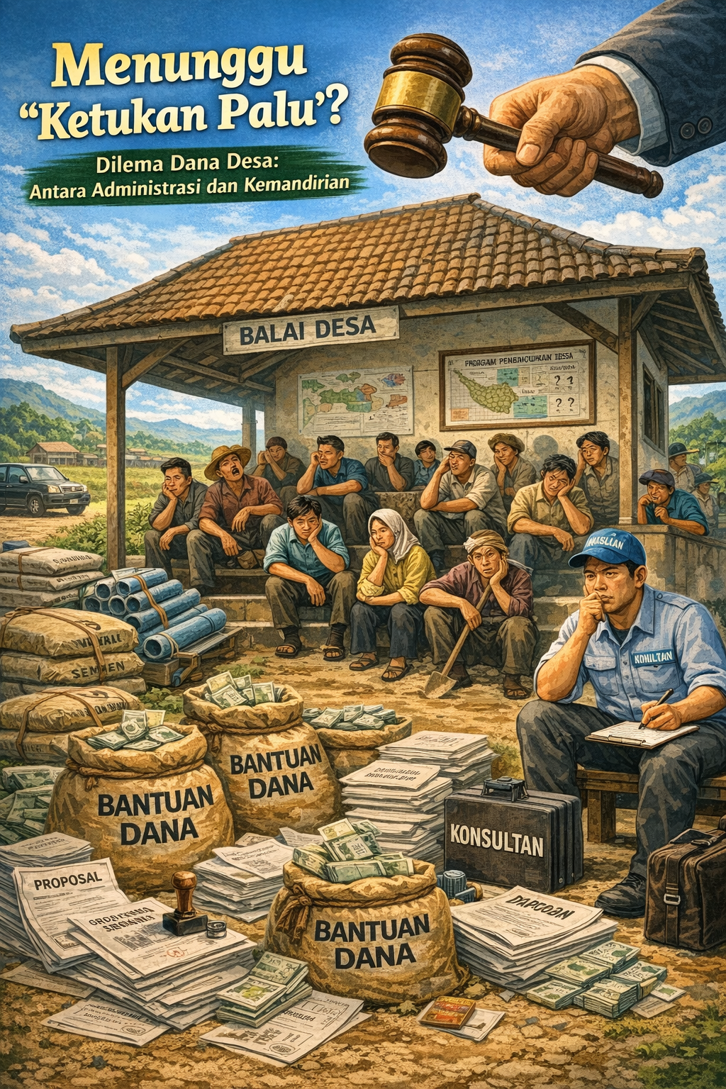 Menunggu ketukan Palu