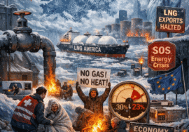 Krisis Gas Global, Eropa Lumpuh