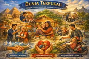 Dunia terpukau bukan hanya oleh alam Indonesia, tapi oleh manusianya. Kejujuran, ketulusan, dan integritasāitulah harta karun sejati bangsa ini. Inilah diplomasi karakter Indonesia, yang berbicara tanpa suara dan menembus batas dunia
