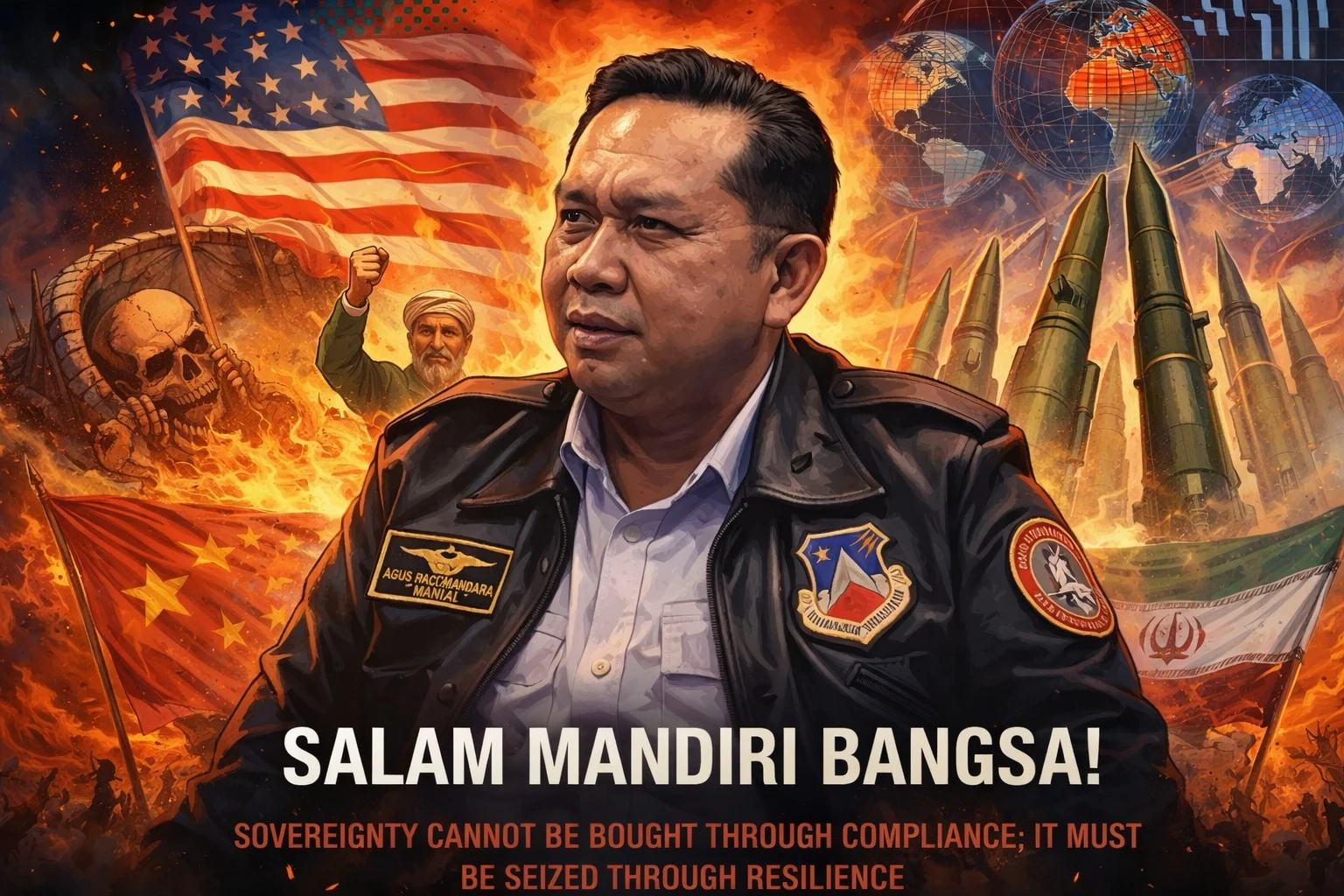 A sharp analysis by Gerakan Mandiri Bangsa with Maj. Gen. (Ret.) IGK Manila: Why Western economic and military pressure birthed a sovereign Iran.