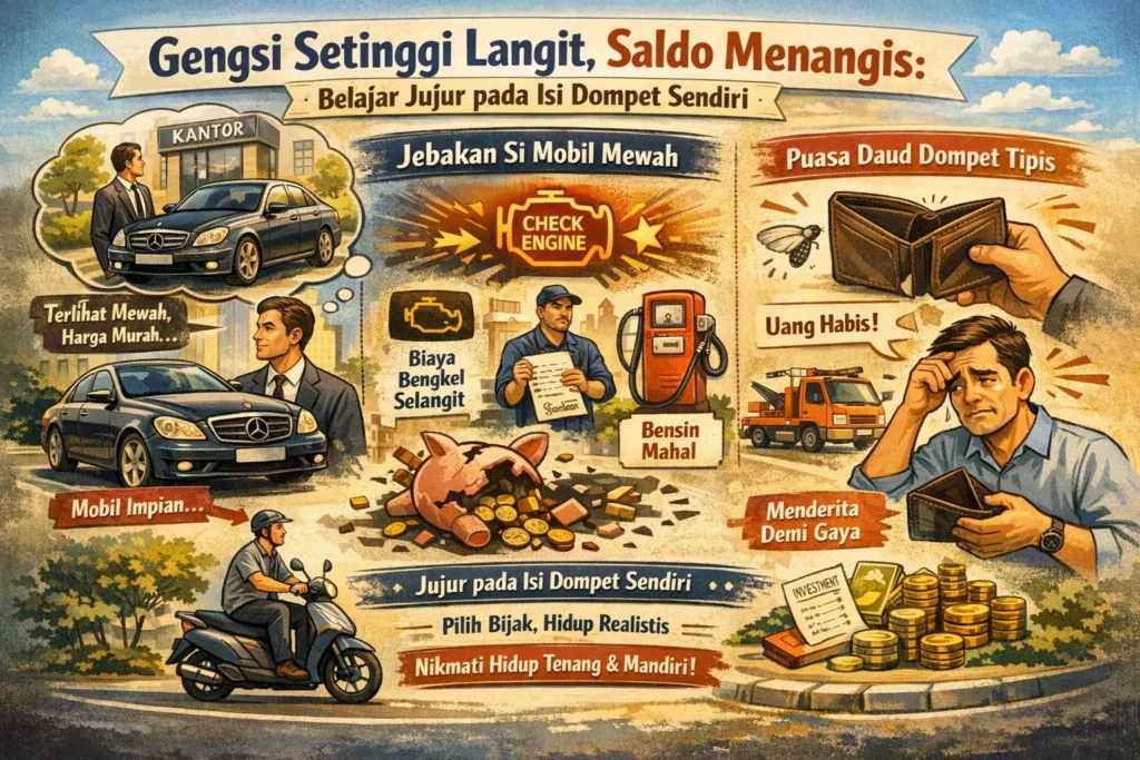 Gengsi vs Saldo: Jebakan Mobil Mewah Bekas & Kemandirian Finansial