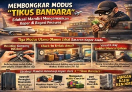 Waspada Tikus Bandara: Tips Mandiri Amankan Koper Bagasi Pesawat