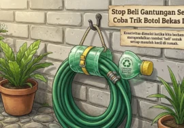 Kemandirian Tak Harus Mahal: Trik Gantungan Selang dari Botol Bekas