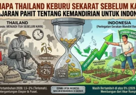 Thailand menghadapi krisis pertumbuhan, utang tinggi, dan penuaan penduduk sebelum menjadi negara maju. Apa pelajaran penting bagi Indonesia?