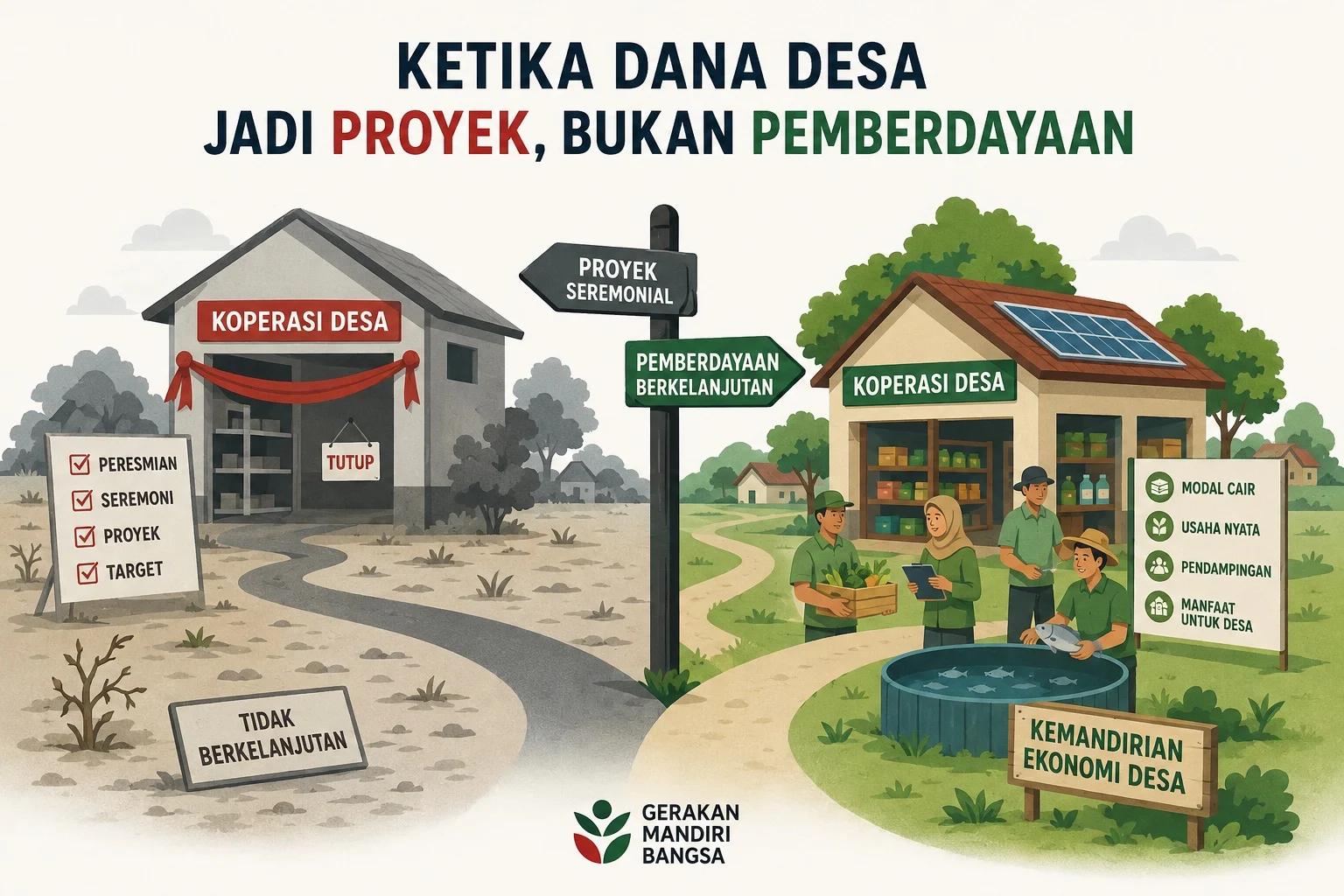 Flyer Dana Desa - Gerakan Mandiri Bangsa