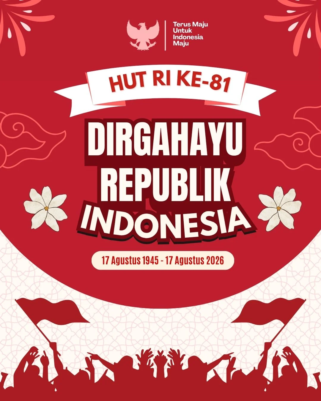 Flyer Gerakan Mandiri Bangsa menyambut HUT Kemerdekaan Republik Indonesia ke-81